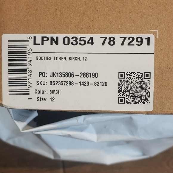 JustFab Loren Chelsea Bootie size 12 - Picture 3 of 3